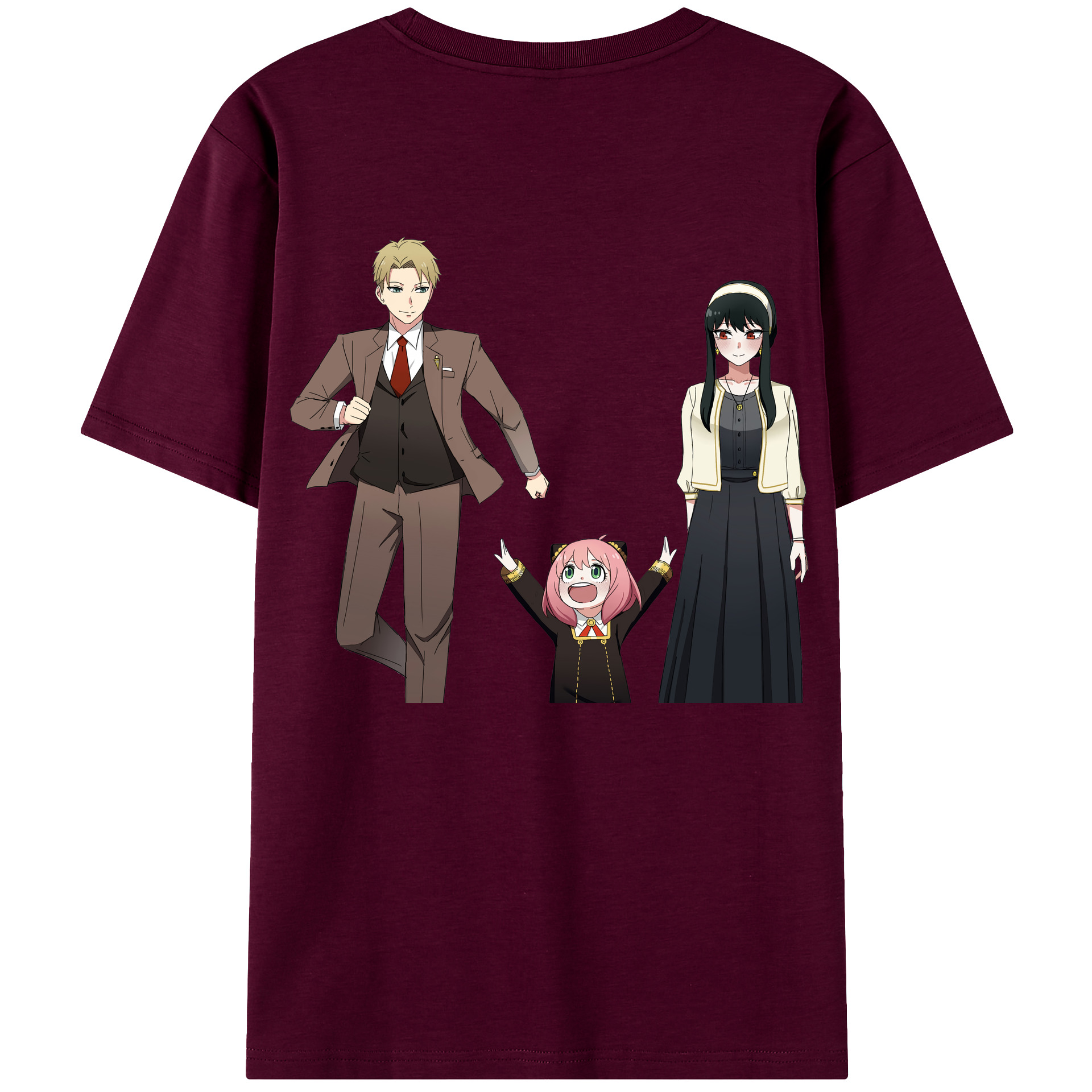 （画像用） SPY×FAMILY间谍家家酒 レディース半袖Tシャツ(バックプリント)